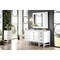 James Martin Vanities Addison 60in Single Vanity, Glossy White w/ 3 CM Ethereal Noctis Top E444-V60S-GW-3ENC - alternate 2